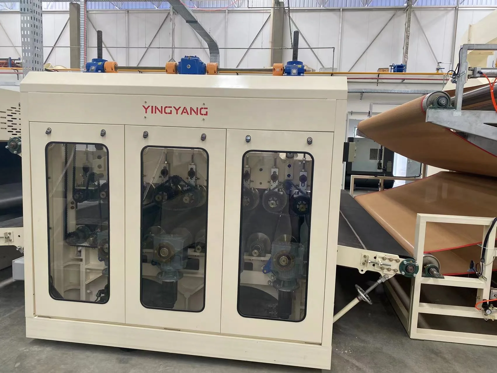 YYQS High-efficiency Web Drafter 15-Roller  Web Drafting Machine For Nonwoven Production Line