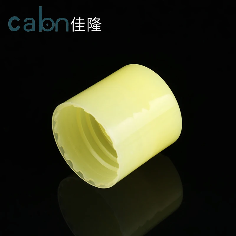 Customized plastic screw disc cap 24/410 pink disc top cap for liquid bottle