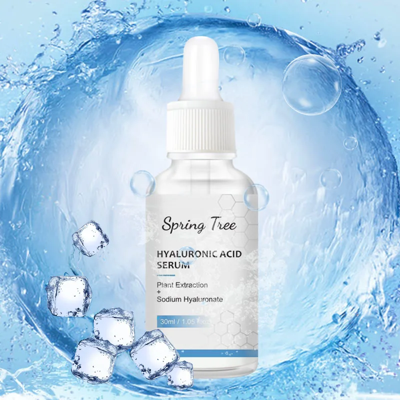 Private Label Organic Deep Moisturizing Anti Aging Best Skin Care Hyaluronic Acid Face Serum