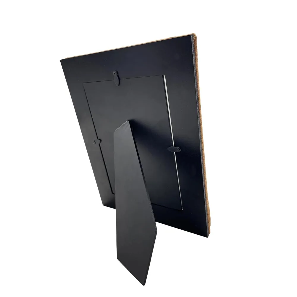 Wholesale Customized Wood Color Design Soft Fabric Velvet PU Wood Photo Picture Frame for Gift Tabletop Home Decorative