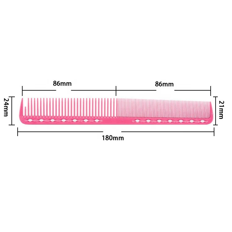 Barberia Top Seller 6 colors straight Hair Combs Salon Hairdressing Antistatic Comb For Barber Hair Cutting
