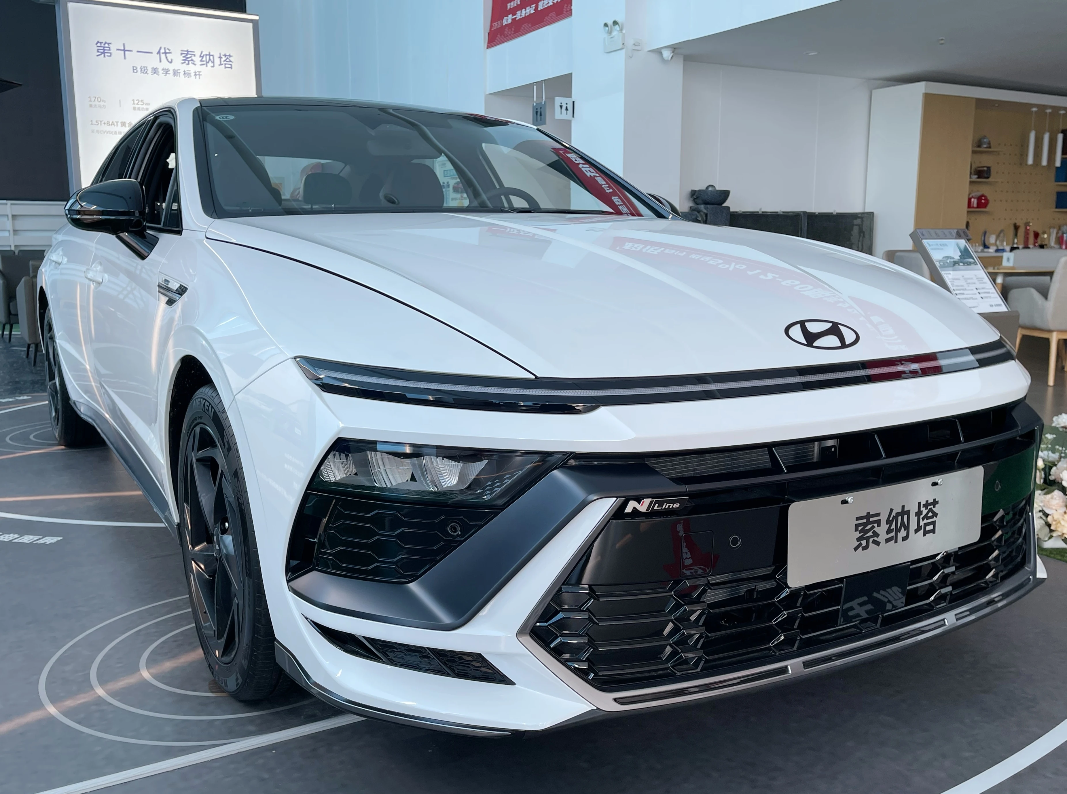 2024 New Design Hyund Ai SONATA 2.0T N-Line 1.5T L4 Left Steering High Speed Gasoline Sedan in Stock