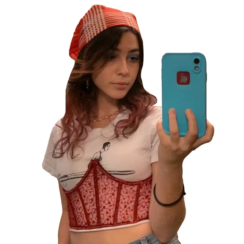 Dropshipping Sexy Ladies Vest Solid Color Lace Sleeveless Led Backless Navel Hollow Cross Strap Women Vest Top