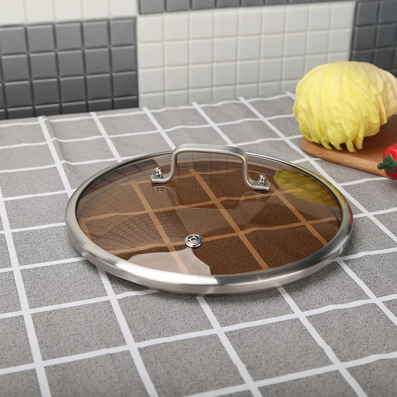 Kitchen Large Round Deep Commercial Double Ear Glazed Big Steamer Soup and Stock Pot for Catering 32 cm