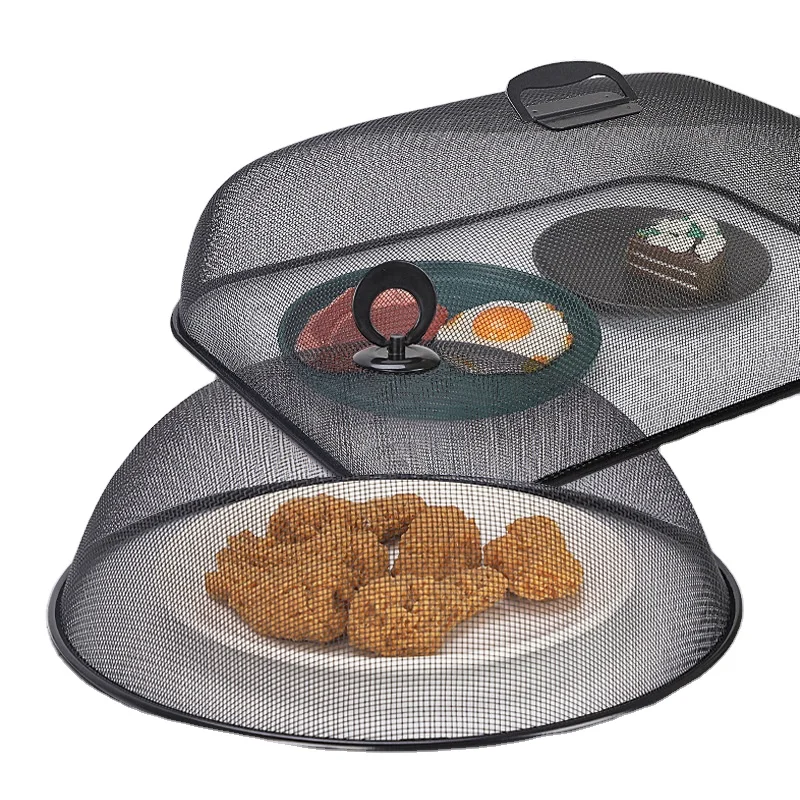 Hot Selling Kitchen Utensils Tent Umbrella Metal Mesh Demo Screen Outdoor Household Picnic Food Cover Tent