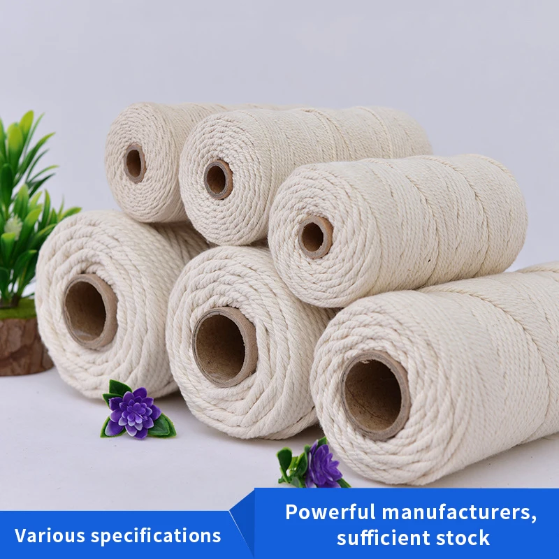 
2021 Cotton Decorative Wholesale Cotton Braided Rope For Kniting 