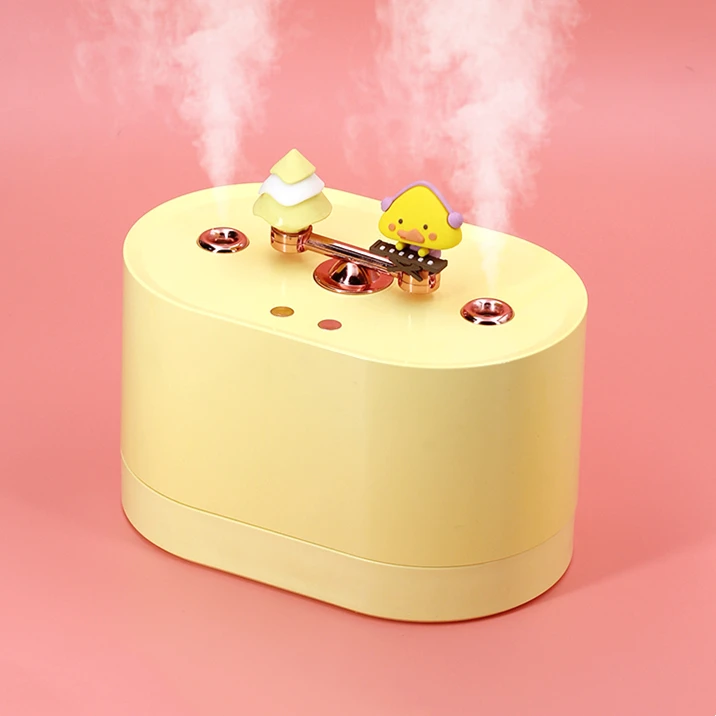 Индивидуальный заводской 100 мл 2000 мА/ч перезаряжаемый симпатичный Usb увлажнитель воздуха с музыкальной шкатулкой портативный увлажнитель для ребенка