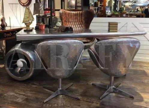 AIRFFY Retro Brown Arne Jacobsen Night Club Chairs Leather Swivel Leisure Chairs Lounge Vintage Aviator Leather Club Chair