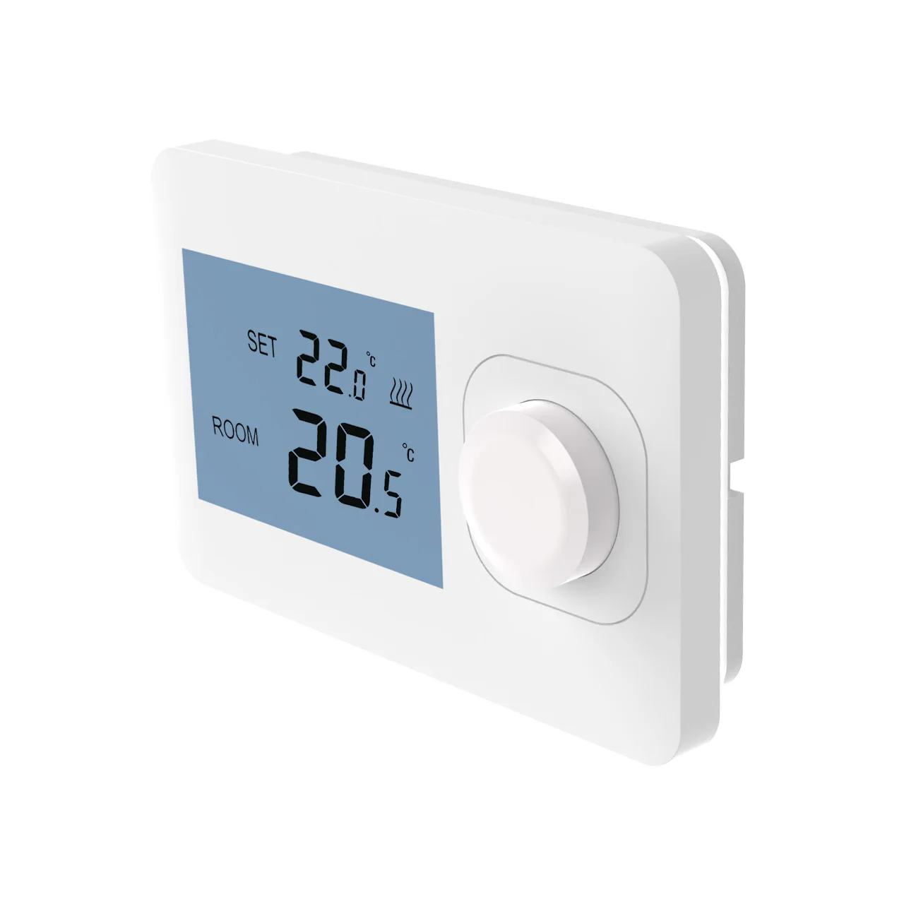 Modern Design Non-Programmable Wired Thermostat Boiler Heating ABS PC Material Temperature Controller Water Media Room
