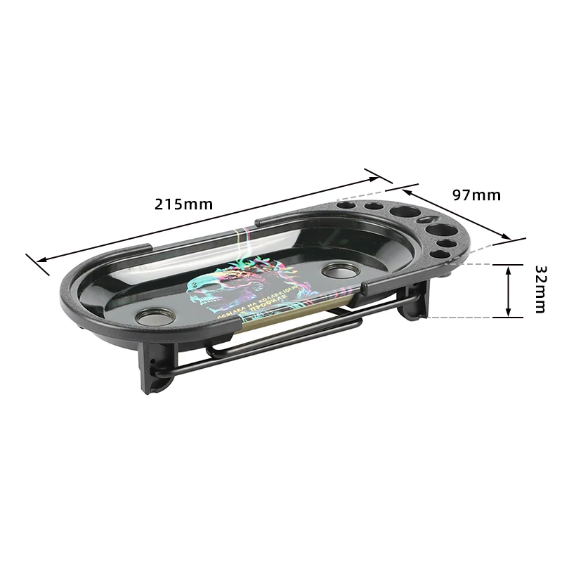 UKETA Smoking Accessories New Multi-Function Metal Foldable Stand Tray Cone Filler and Mini Rolling Tray Kit Set