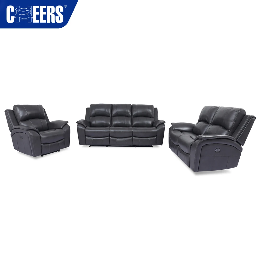 MANWAH CHEERS Recliner Rocking Chair Smart Leather Electric Living Room Sectional 321 Leather Sofas