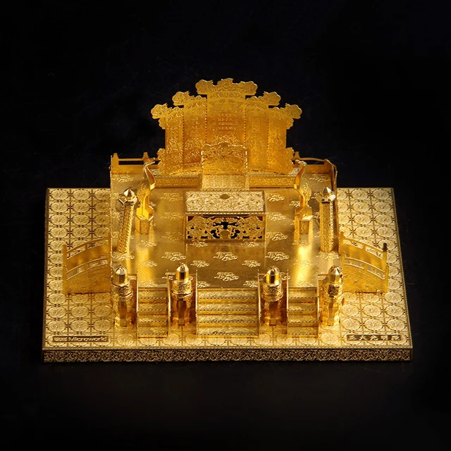 3D metal model puzzle ZhengDaGuangMing Palazzo artificial Copper DIY China souvenirs world architecture building model crafts