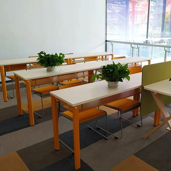 Multi touch smart study classroom kids education office kid and adult furniture metal desk leg studying reading student table