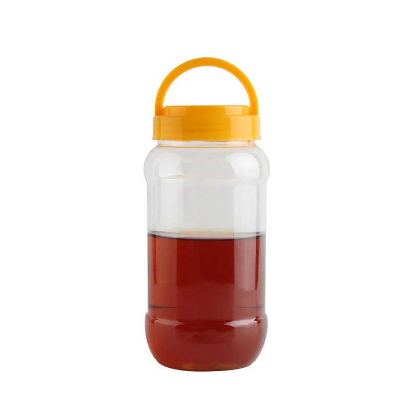
Portable Clear PET Food Bottle Packaging Plastic Honey Jar 
