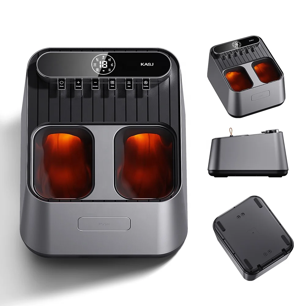 Electric Two Sets Swing Arm Roller Massage Elegant Design Instep Airbag Foot Massager