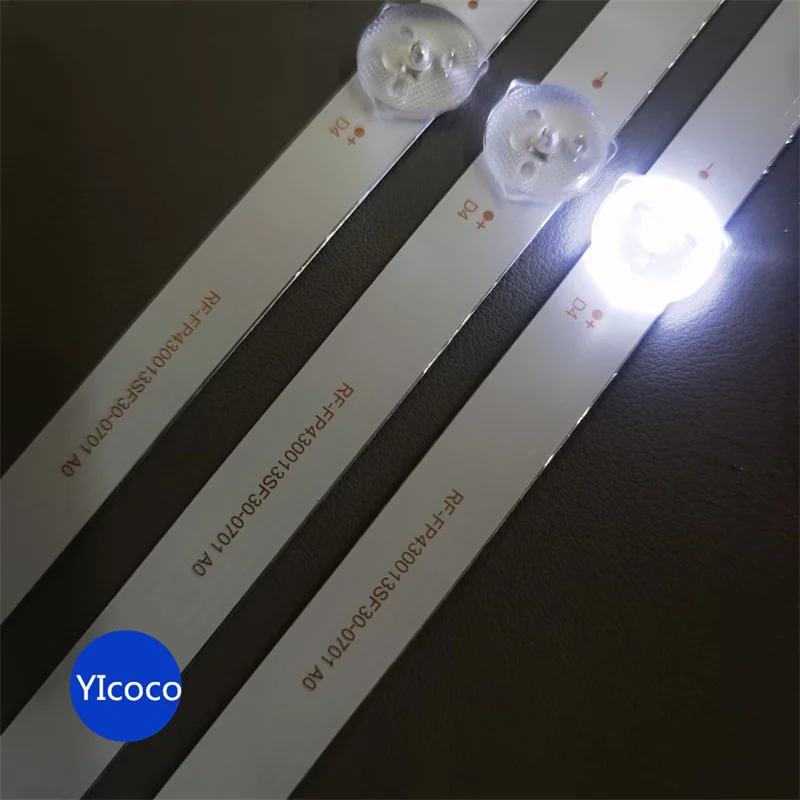 Suitable for Xiaomi L43M7-EA light strip RF-FP430013SF30-0701 A0 A1 backlight LCD TV 800MM 7LED 3V