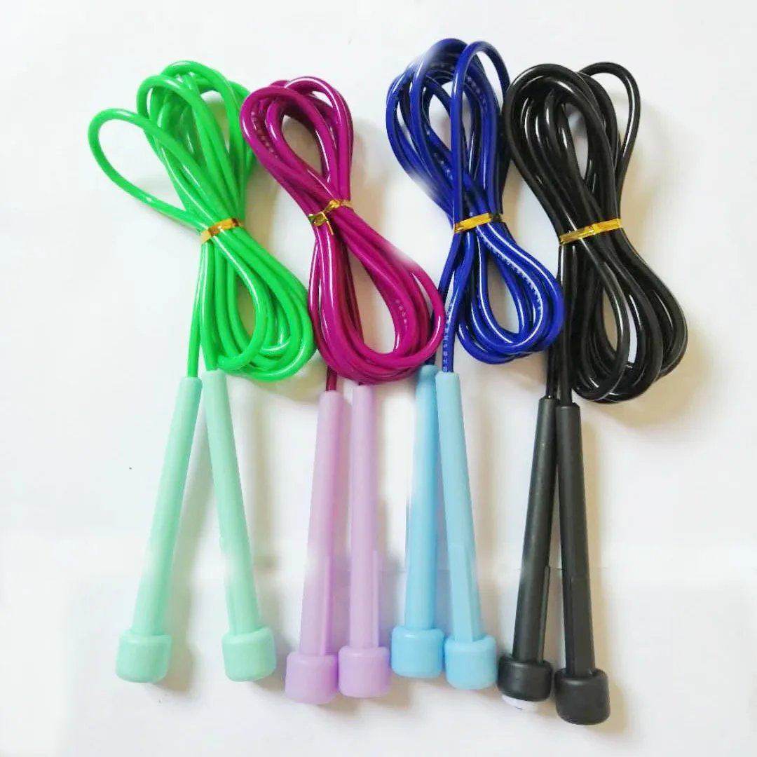 2020 best price crossfit jump rope PVC wire rope jumping for fitness