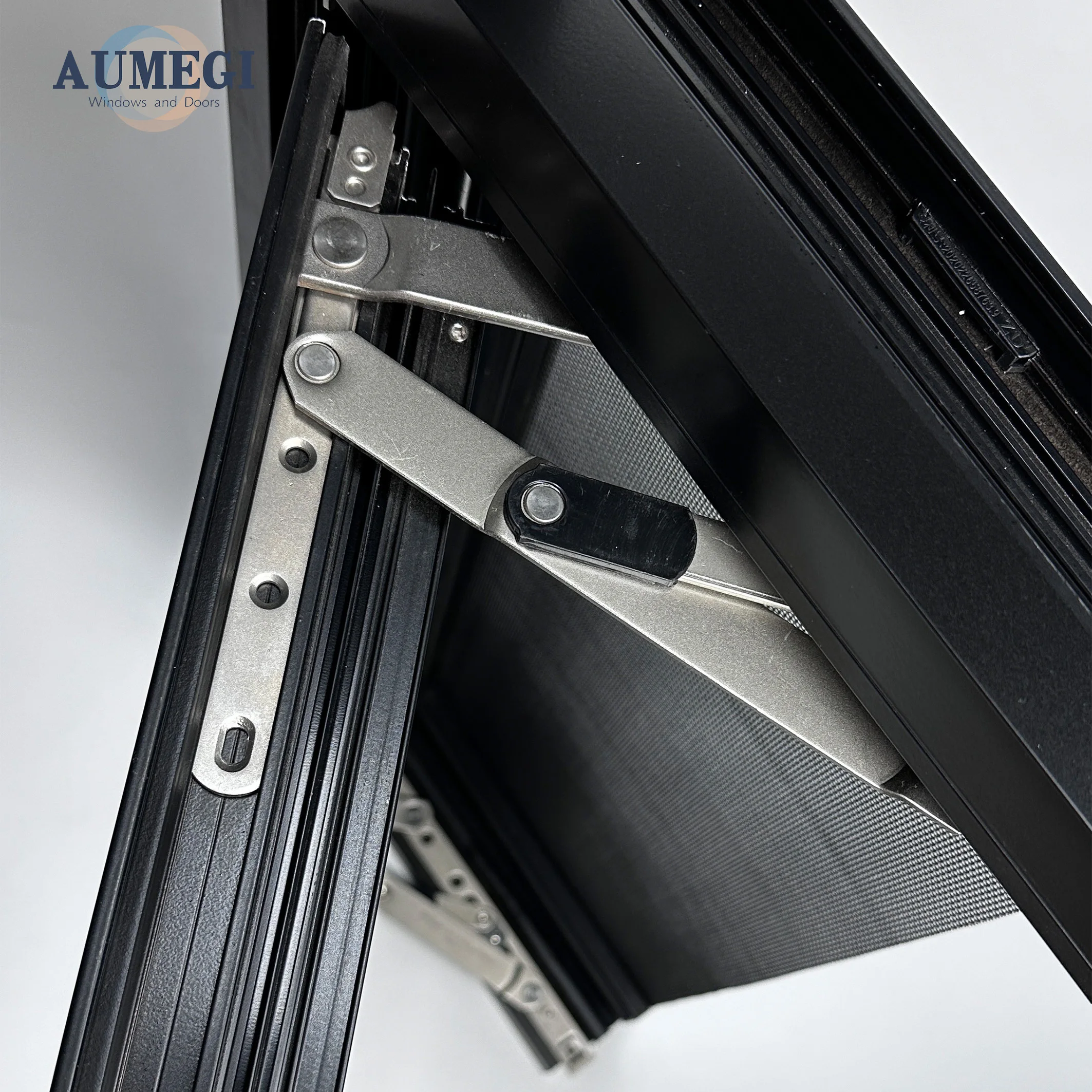 AUMEGI American NFRC casement window malaysia double casement window tilt and turn window