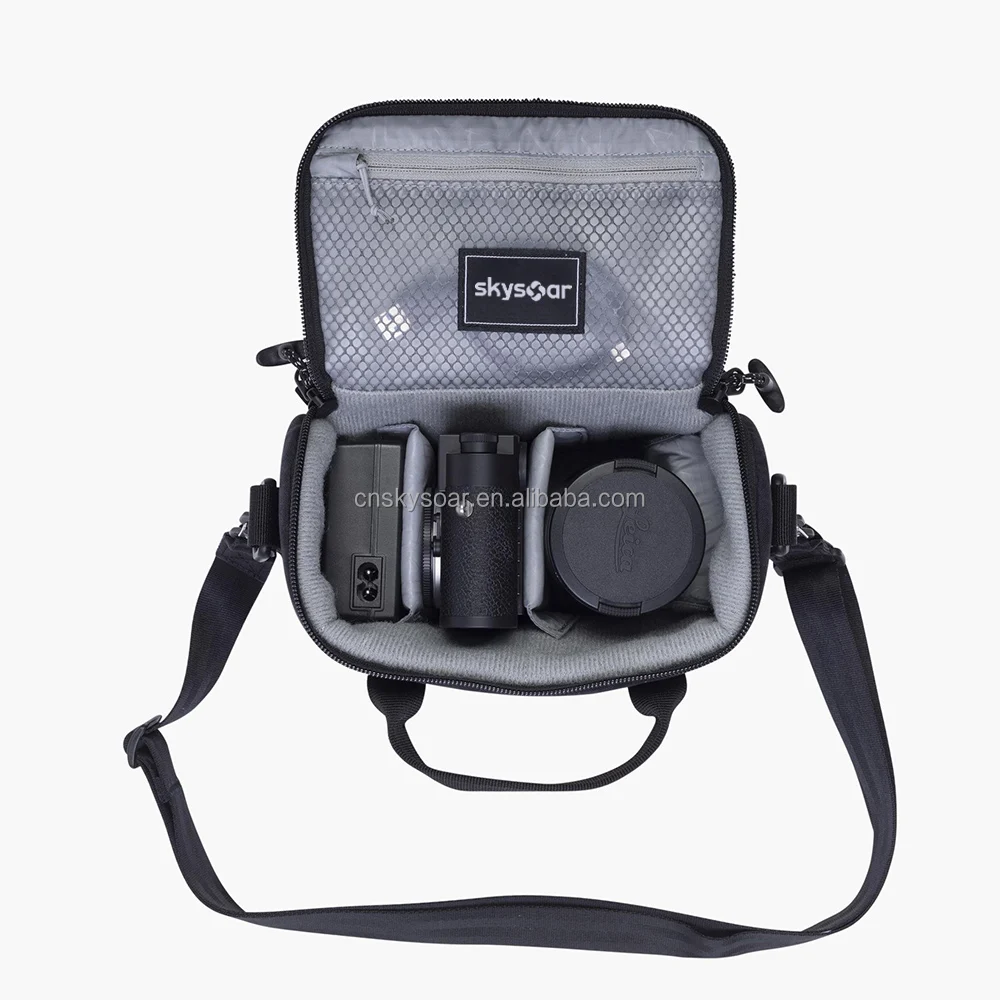 Customized High Quality Nylon 3L Portable Small Camera Sling Bag Camera Shoulder Bag DSLR Camera Crossbody Bag