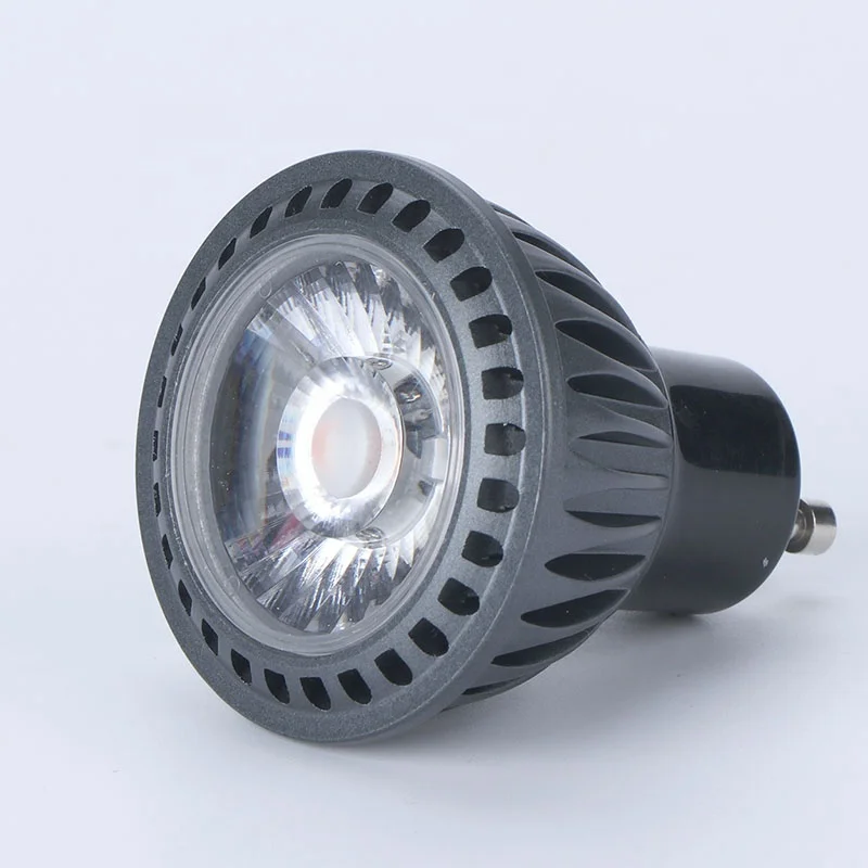 Gu10 Aluminium Led Bulb GU10 LED Dimmable Lamp COB 10 Degree 5W 7W GU10 Led Light Cri95 Spotlight