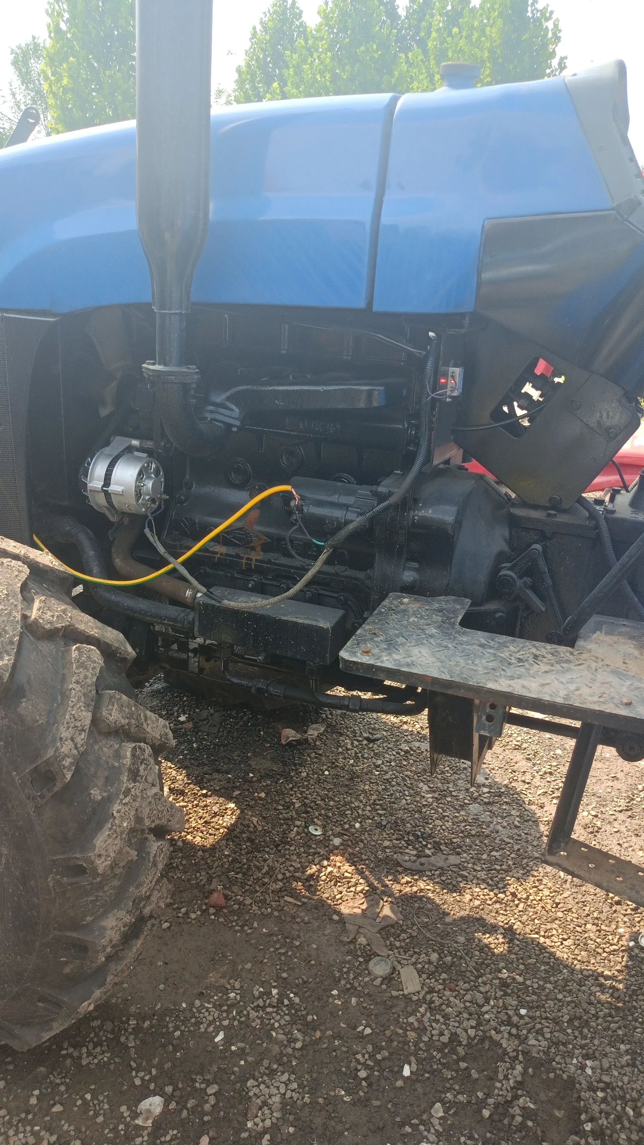 70hp tractor New holland diesel engine for cheap used agricultural tractor