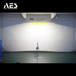 AES Hot Selling 3.0inch BI-LED Fog Lamp 6000K Blue Lens Auto Car Fog Light Waterproof Headlight China Manufacture