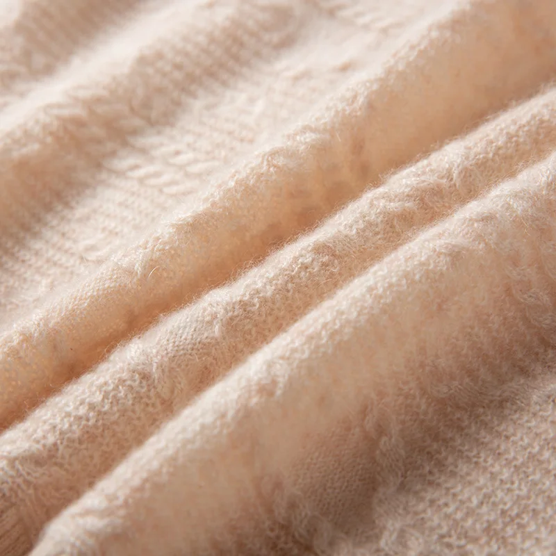 
2021OEM ODM Fall Winter Pullover O Neck Women 100% Cashmere Basic Hand Knit Sweater 