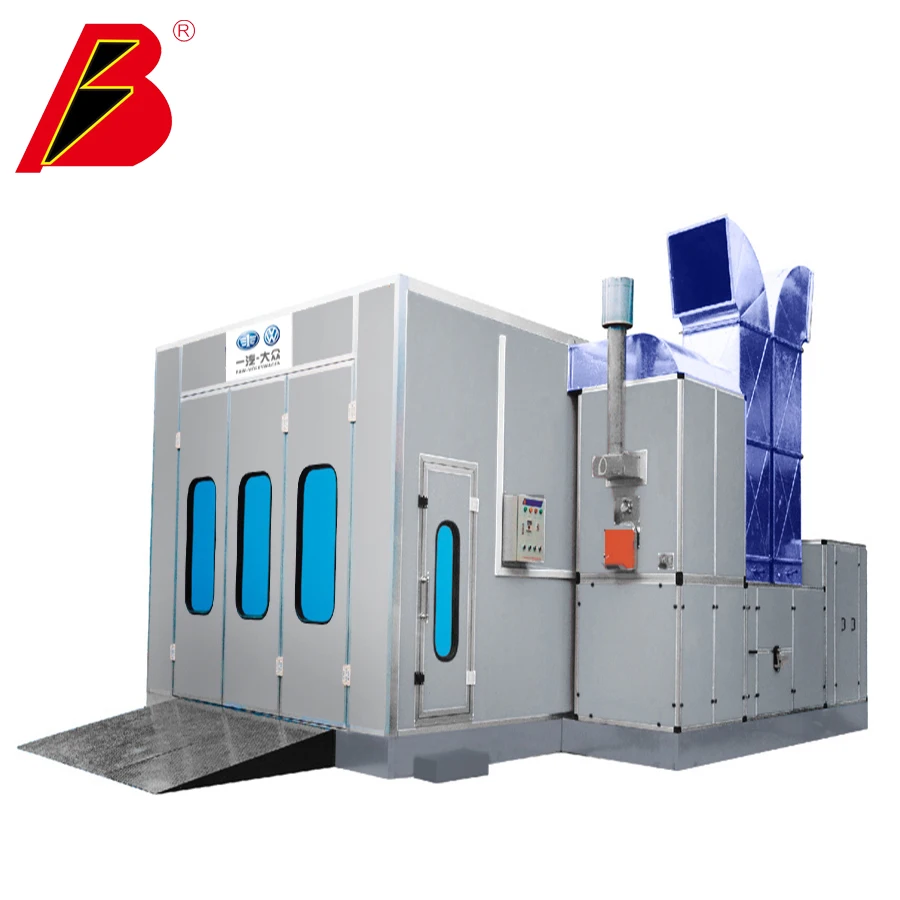 BZB 8500 spraying booth for cars external size
