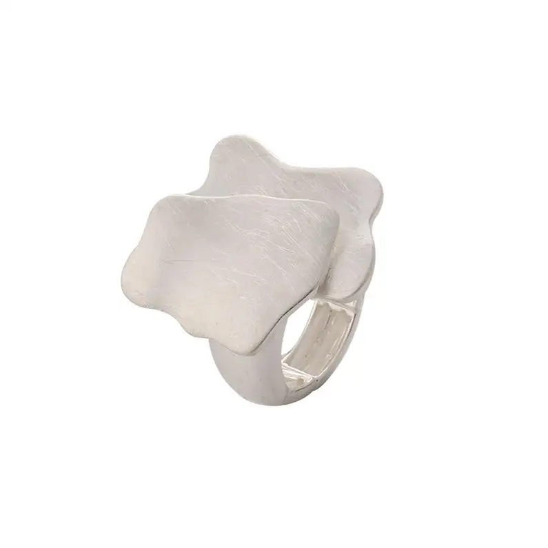 Bague de mariage en или кольца тревожные Свадебные заготовки на заказ звезда Позолоченные акриловые низкая цена резиновое греческое кольцо