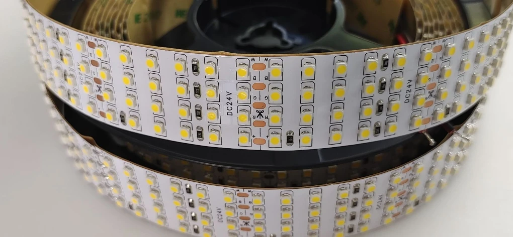 Hot sale Quad row led strip light 24V 3528 480led per meter 4 row led strip light led strip