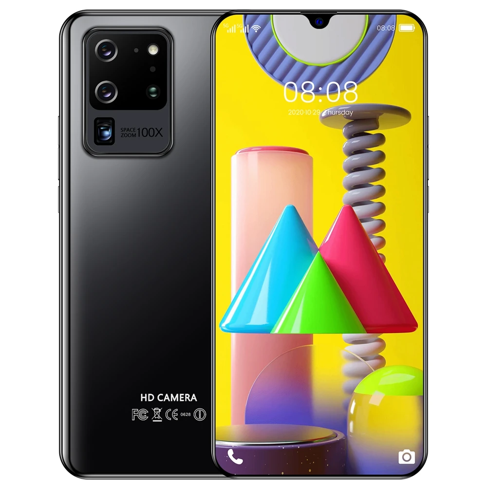 Новый список Android OS10.0 12g + 512g полноэкранный смартфон с распознаванием лица 5G
