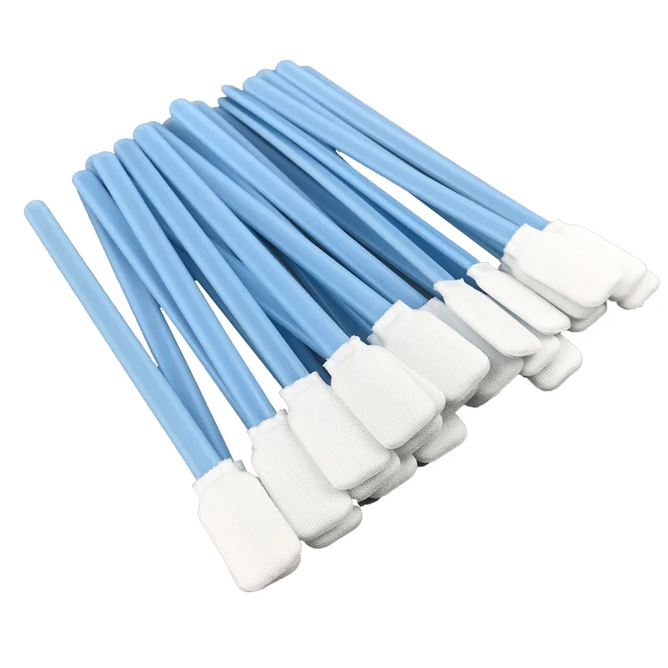 Printer Head Industrial Cleaning 50pcs Dust Free Square Rectangle Polyester Cleanroom  Swab