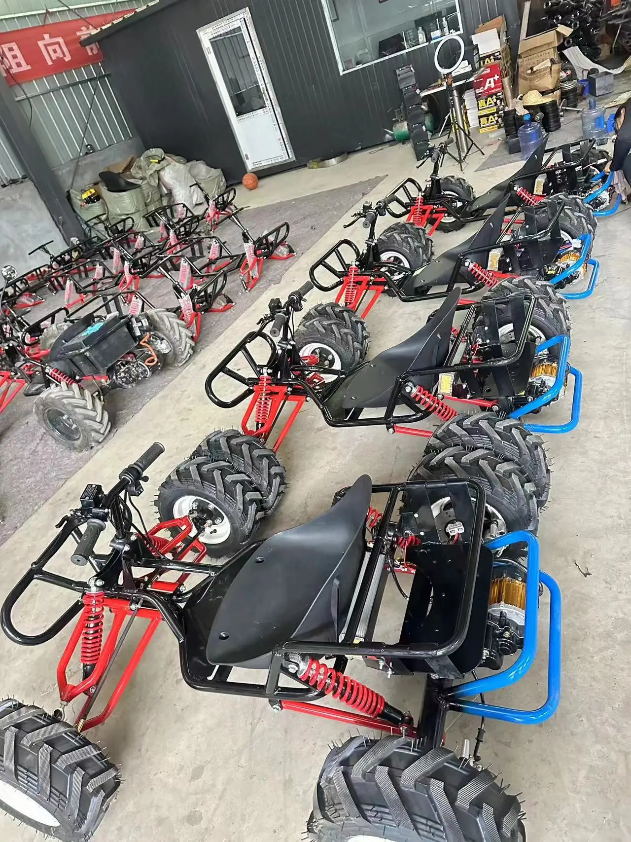 All terrain off-road electric go kart