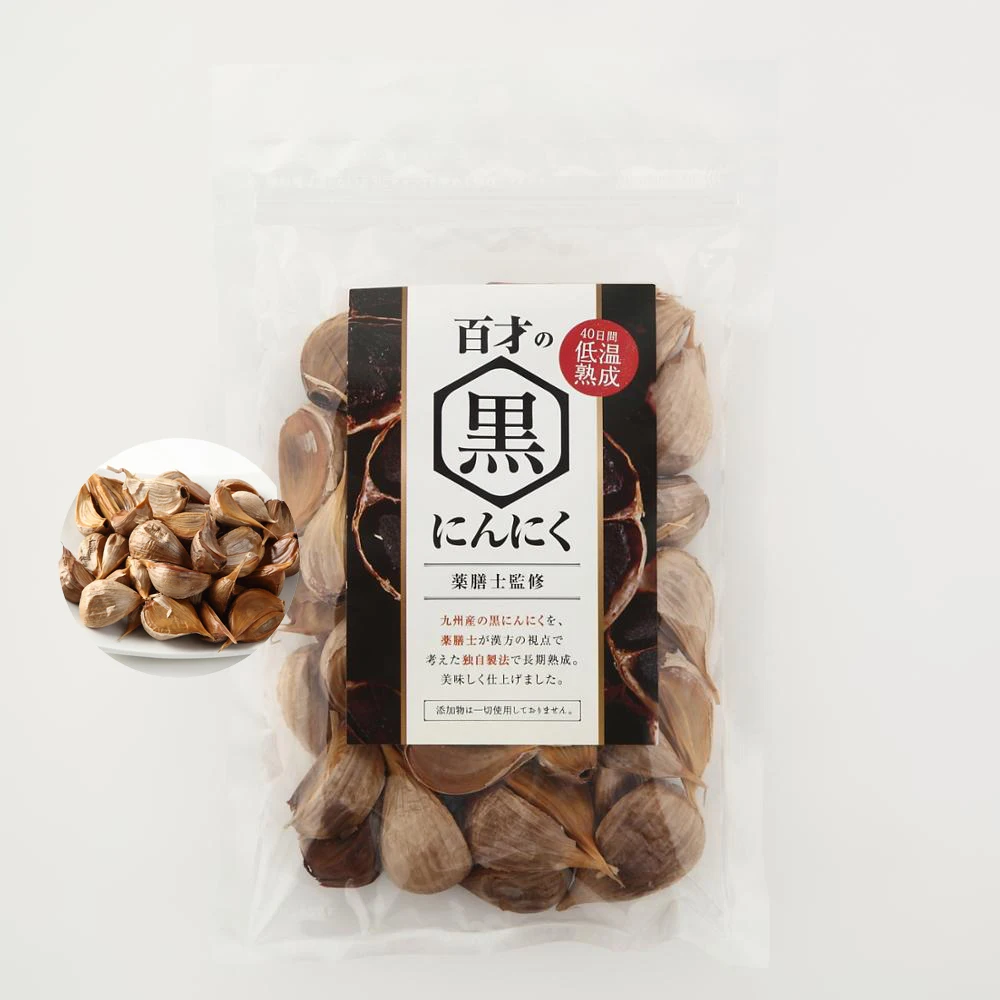
Japanese Kyushu Organic 100 year old black dehydrated black garlic wholesale 