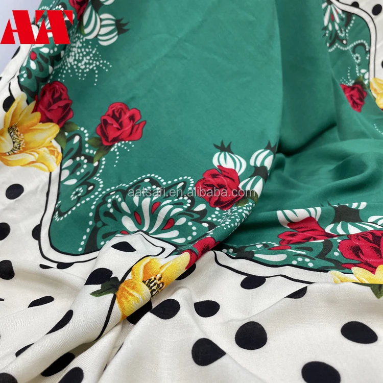 Wholesale High Quality African Printed 100% Viscose Printing Fabric Woven Spun Rayon