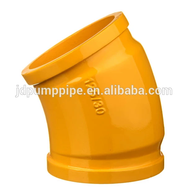Double walled elbow Concrete pump bend elbow 45 degree concrete pump elbow for cifa