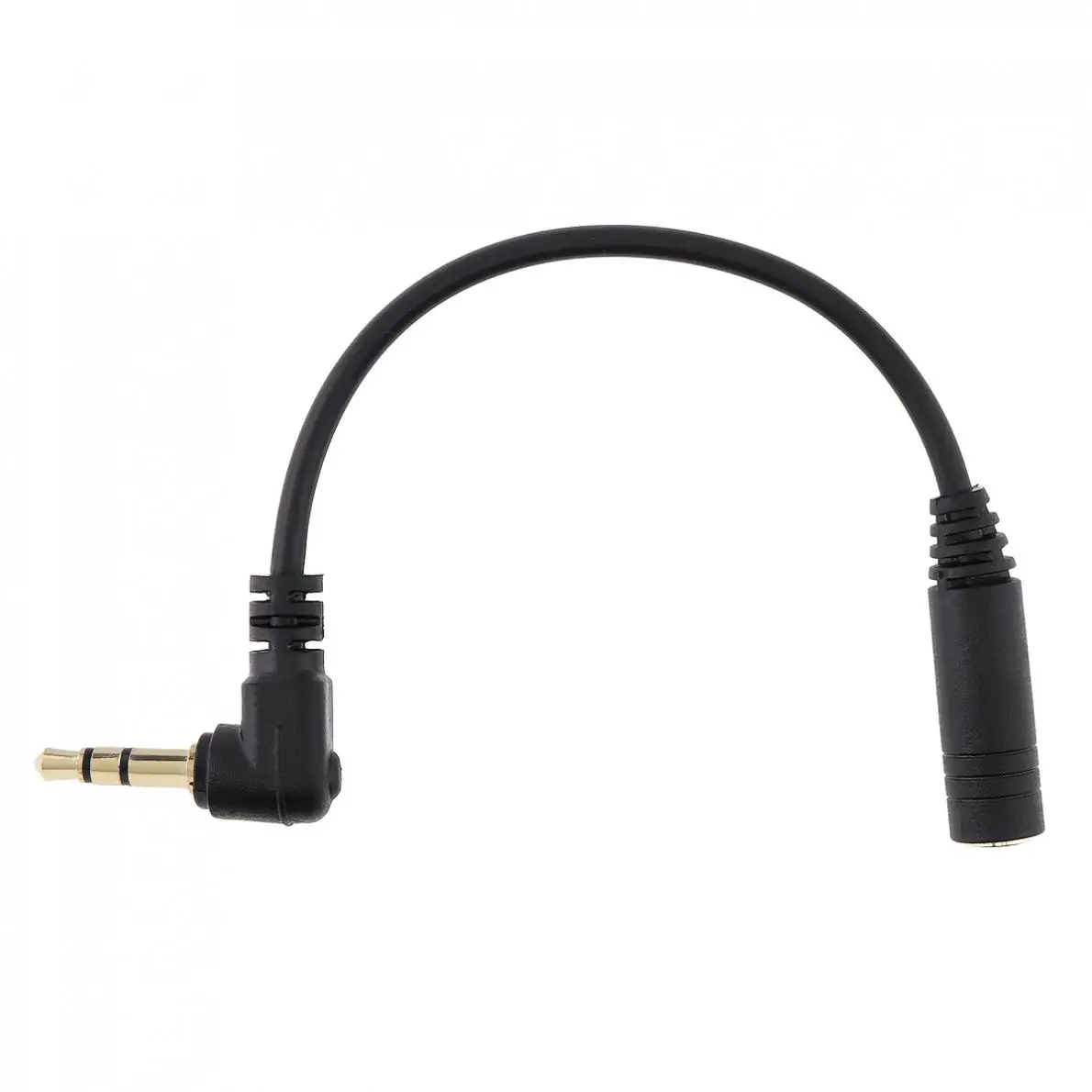 TRRS to TRS microphone adapter cable compatible with 3.5mm jack DSLR Camera, PC, wireless mic, Laptop, most of 3.5mm jack audio
