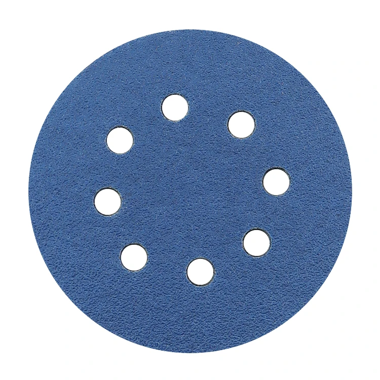 Factory direct sale cheap price zirconium oxide round blue sand disc paper discs sanding