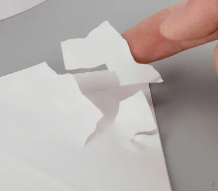 China Supplier Jumbo Roll Self Adhesive Label Material Security Fragile Label Paper