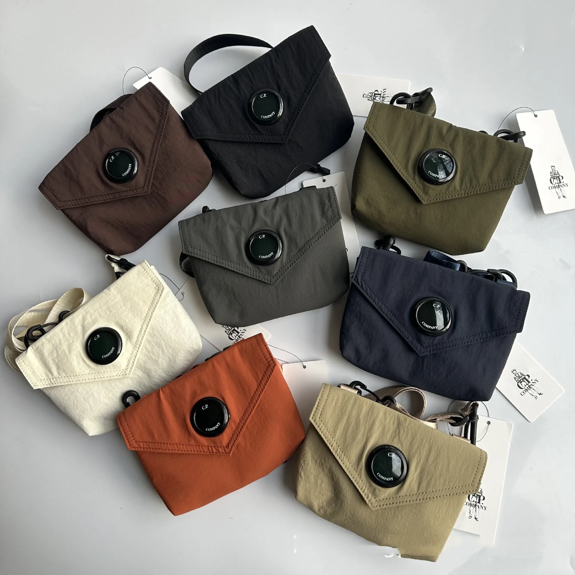 New Arrival C.P.Company Men Women Small Crossbody Nylon Bag