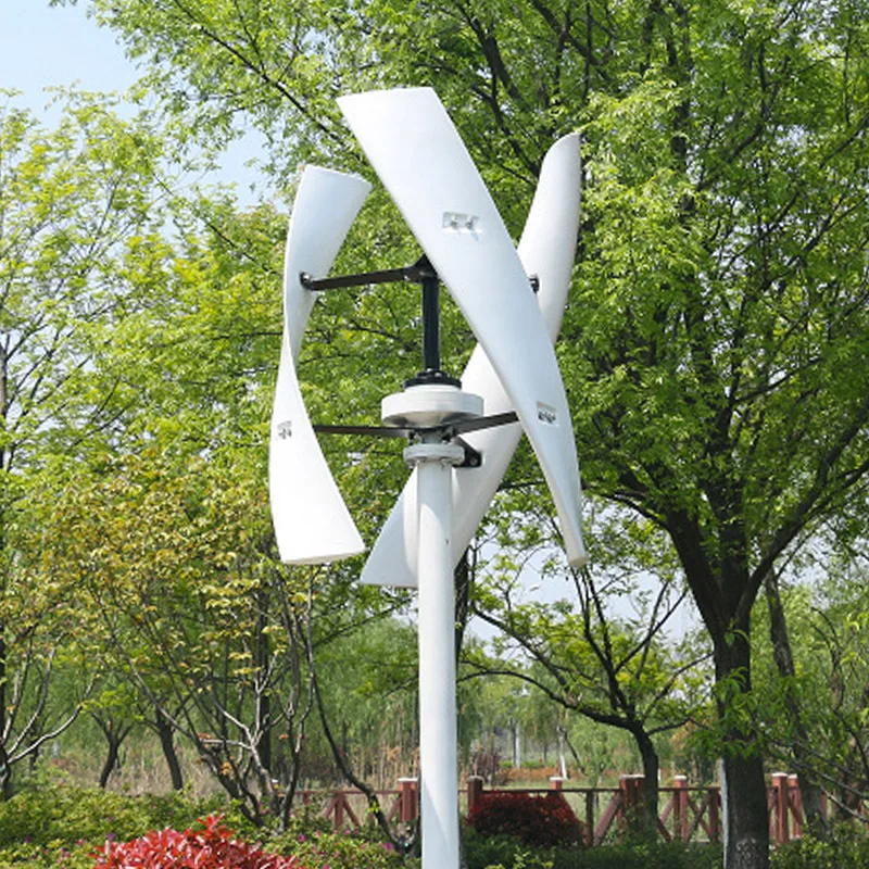 500W/1000W/5kw/10kw/20kw Output Voltage Low Noise X Type Vertical Wind Turbine Generator for Wind Power System