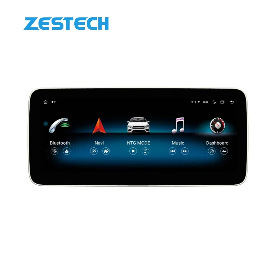ZESTECH 12 3 дюймов android 11 8 ядер автомобильный навигационный мультимедийный плеер для Benz A/GLA/G/CLA classs 2011-2018 экран