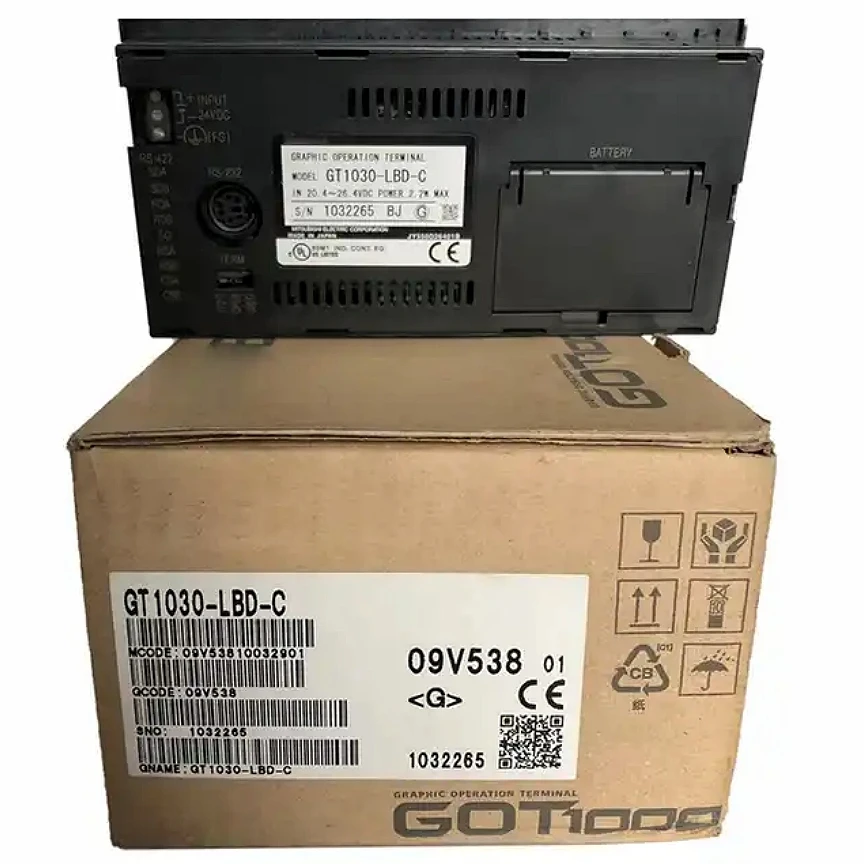New Original  PLC HMI Screen Display Control Touch Screen Stock In Warehouse GT1030-LBD-C gt1030lbdc For Mitsubishi