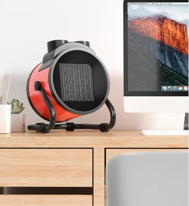 Hot Sale Portable Mini Winter Fast Heating Round Electric Fan Heater for home