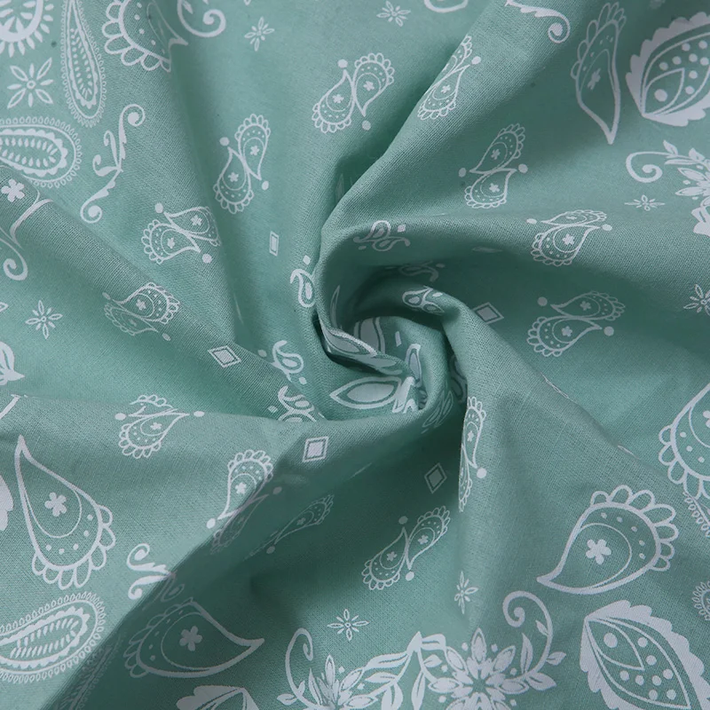 Customized Factory Double Print Bandana Custom Logo Fans Cotton Bandana Square