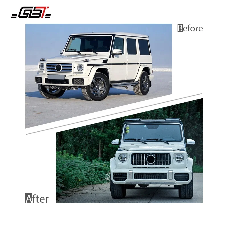 GBT Quality Car Modification Parts Mercedes Upgrade Body Kit For Benz G Class W463 To W464 Model Bumpers Grille Headlight