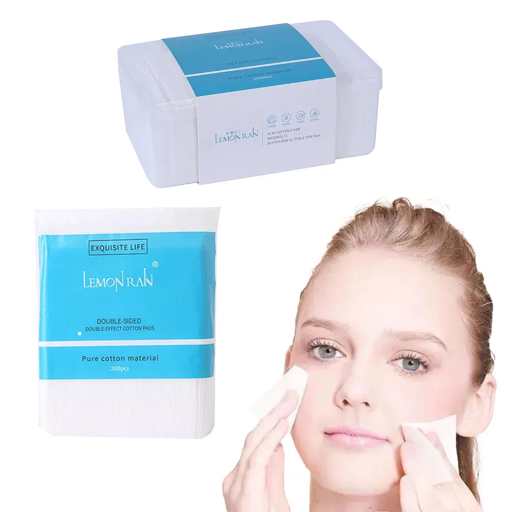 OEM ODM Gentle and Absorbent Cotton Rounds for Face Makeup Removal Ecofriendly Cosmetic Pads