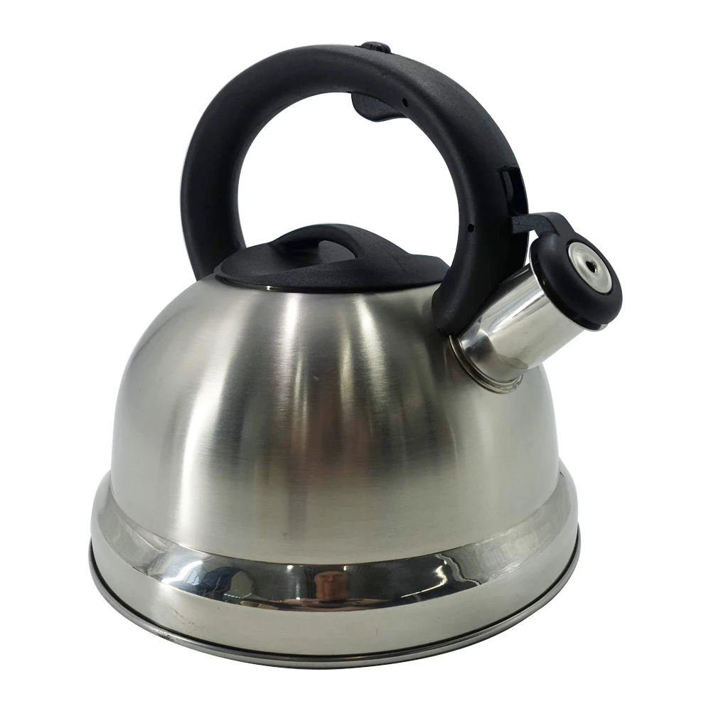 Kettle Whistling Tea Teapot Stainless Steel Teakettle Stovetop Water Stove Pot Boiling Kettles Home Spout Loud Handle Whistle