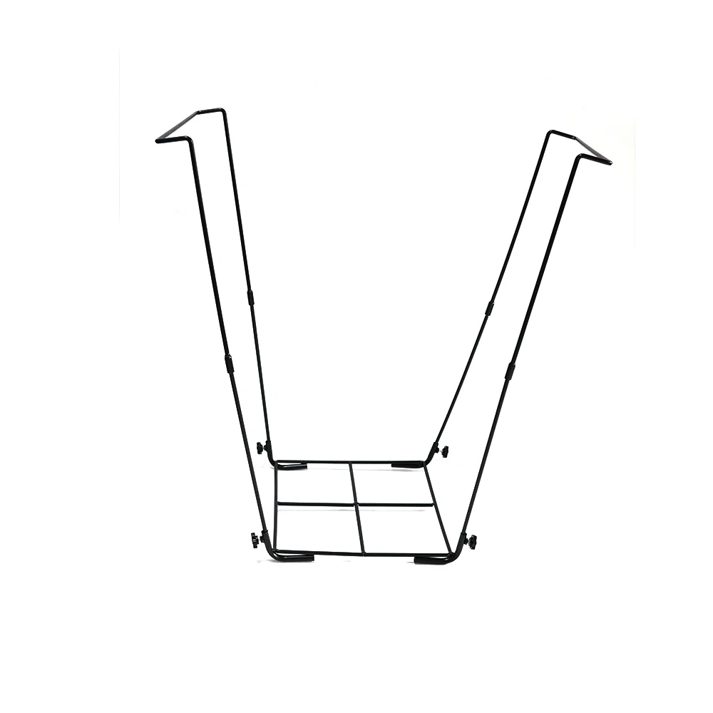 factory direct sale Garden  Easy Stainless Steel Garbage Bag Rack Metal Waste Bin Stand Holder