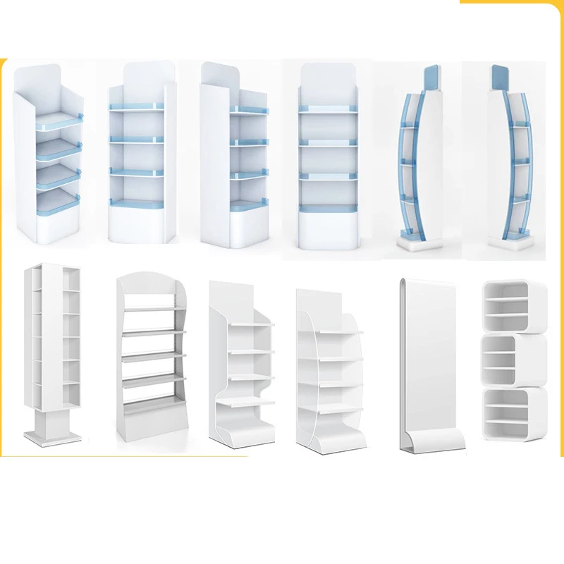 Factory Price Customized Acrylic Pvc Retail Display Shelves Cardboard Display Storage Shelves